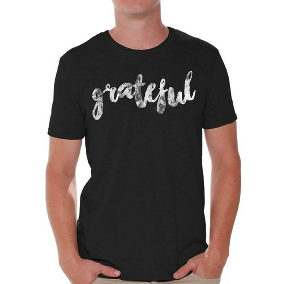 Awkward Styles Thanksgiving T-Shirt Grateful Shirts for Men
