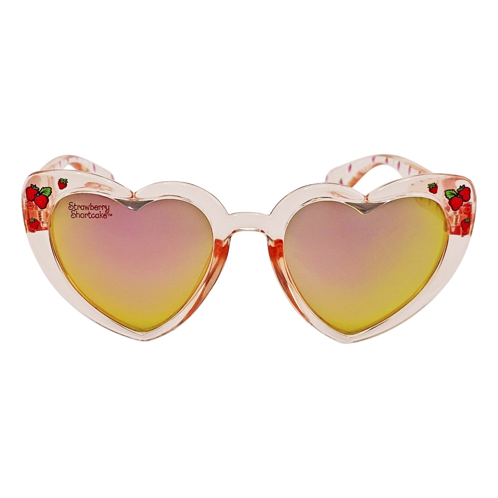 Kids Arkaid Strawberry Shortcake Pink Heart Frame Sunglasses