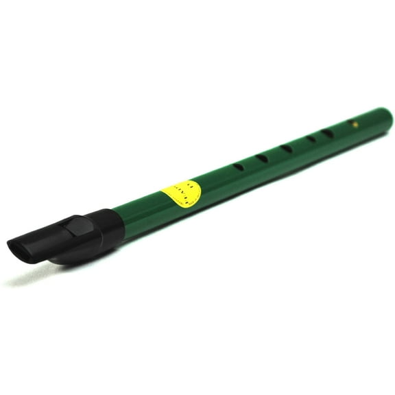 Feadog Original Traditional Green Key "D" Original Irish Tin Penny Whistle Made in Ireland