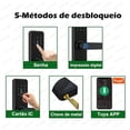 thumbnail image 5 of Cerradura para Puerta Digital con Biometría K7 Pro+ Roja, 5 of 5