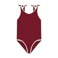 thumbnail image 2 of ‌LYMAYTER Baby Girls Toddler Sleeveless Swimwear Infant Beach Bikini One-Piece Summer‌ one-piece swimsuit, 2 of 8