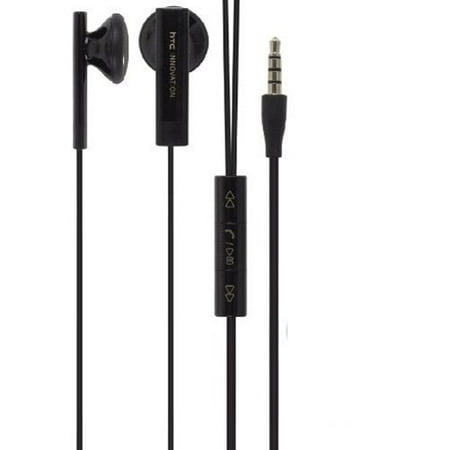 Headset OEM 3.5mm Hands-free Earphones Dual Earbuds Headphones w Mic Stereo Wired [Black] J1V for iPad 4 Air 2, Mini 2 3 4, Pro 9.7, iPhone 5 5C 5S 6 Plus 6S Plus SE - Verizon Ellipsis 7