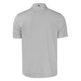 thumbnail image 3 of Men's Cutter & Buck Gray St. John's Red Storm Pike Eco Tonal Geo Print Stretch Recycled Polo, 3 of 3