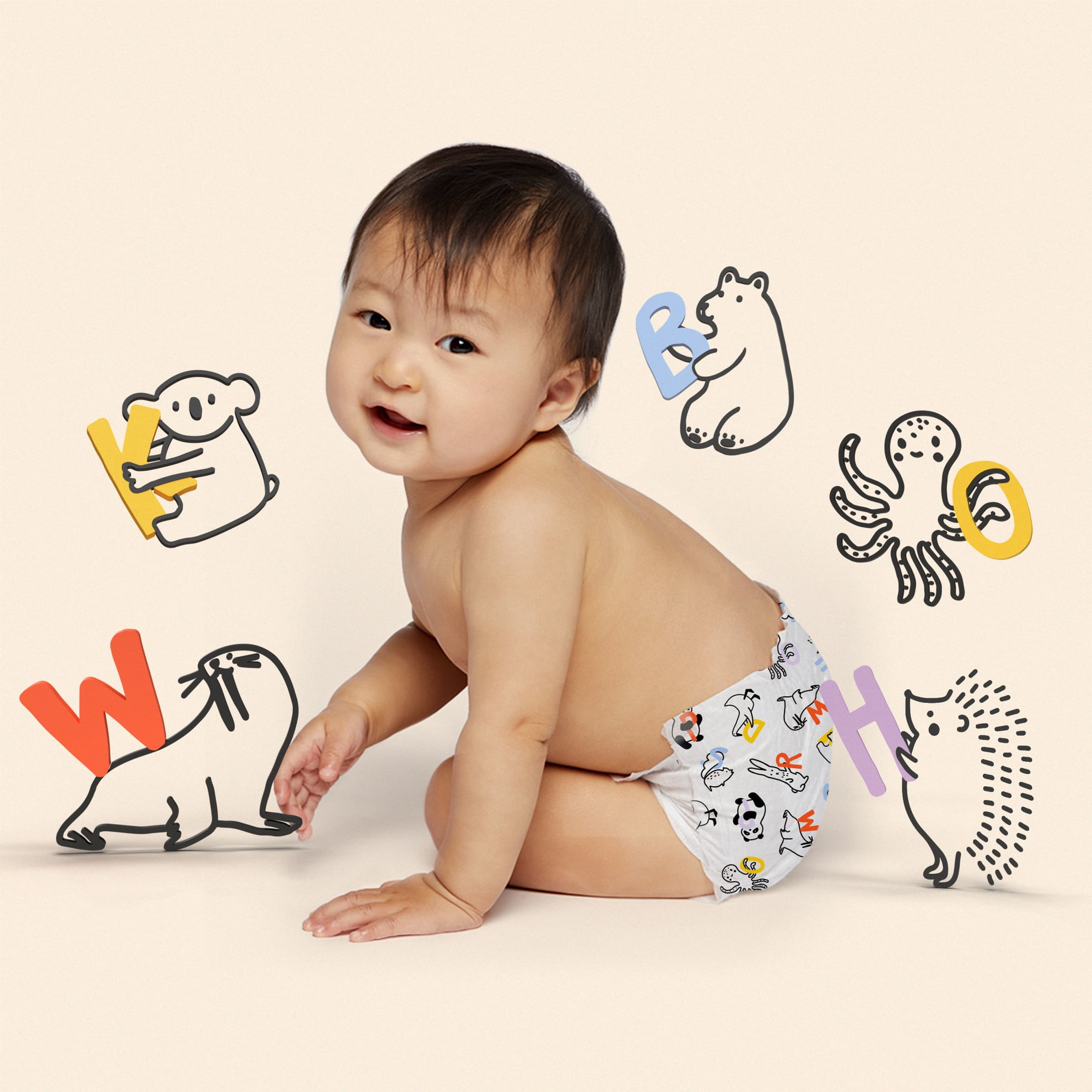 Hello Bello Premium Baby Diapers, Infant Size 3, 66 Count