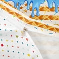 thumbnail image 4 of Erosebridal Waffle American Flag Queen Duvet Cover Set for Kids, Blue Ice Cream Drip Bedding, Colorful Polka Dots Reversible, 1 Duvet Cover and 2 Pillowcases (No Comforter), 4 of 5