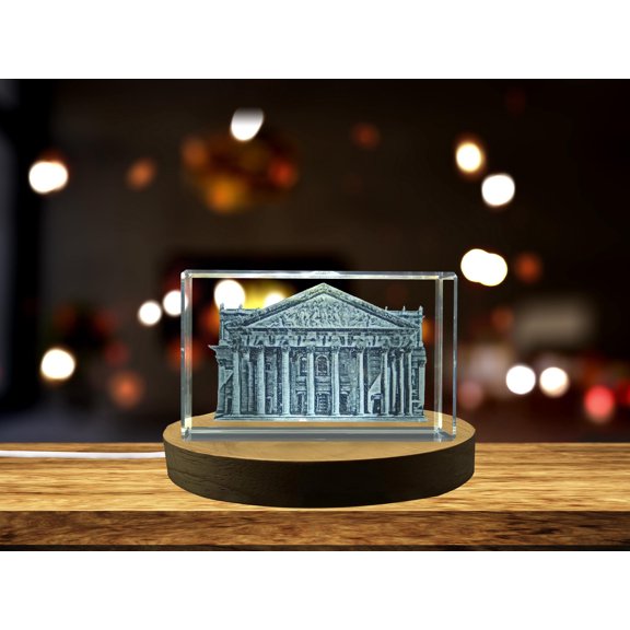 Teatro Degollado 3D Engraved Crystal | A Stunning Decor Piece