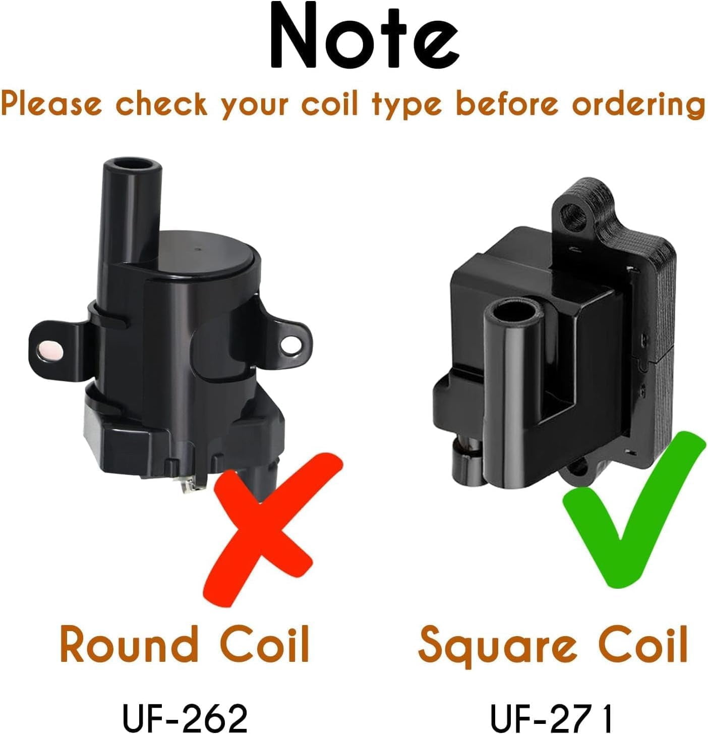 A-Premium Ignition Coil Pack Replacement for Chevrolet Silverado 1500 2500 3500 Tahoe Trailblazer GMC Workhorse Hummer Mercruiser Cadillac 8-PC Set Fits select: 2003-2006 CHEVROLET SILVERADO K1500