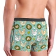 thumbnail image 4 of Men's Boxer Briefs, Cartoon Colorful Cute Chicken Soft Comfy Mens Underwear Boxer Briefs Breathable With Widen Waist, 4 of 7