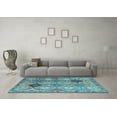 thumbnail image 3 of Ahgly Company Indoor Rectangle Persian Light Blue Traditional Area Rugs, 8' x 10', 3 of 4