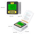 thumbnail image 4 of Compact IP65 Waterproof Digital Inclinometer with LCD Backlight, Magnetic Base & Hold Function – 360° Tilt Gauge for Floors, Stairs, Woodwork – Measures Degrees/%, Auto-Shutoff, 0.05° Resolution,, 4 of 7