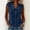 A_ Navy, variant on Women's Vertical Striped Lapel Sleeveless Linen Vest, V Neck Front Pleats Loose Boho Summer Camisole Yellow XL