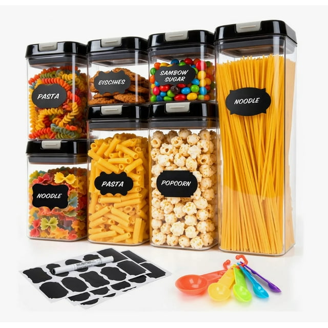 Recipientes Herméticos Almacenamiento Cocina Contenedor 7pz