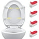 thumbnail image 1 of Kit de repuesto de parachoques para asiento de inodoro, 4 Uds., para bidé con adhesivo fuerte oso de fresa Electrónica, 1 of 4