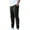Black, variant on Men's Plaid Pants Drawstring Elastic Waist Pants Loose Fit Casual Jogger Golf Pants with Pocket
