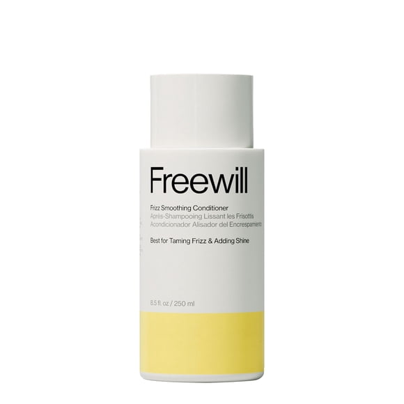 Freewill Frizz Smoothing Hair Conditioner ayuda con el control del frizz, brillo e hidratación, controla el cabello encrespado y suelto, 8.5 oz