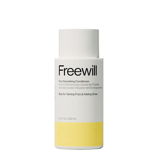 Freewill Frizz Smoothing Hair Conditioner ayuda con el control del frizz, brillo e hidratación, controla el cabello encrespado y suelto, 8.5 oz