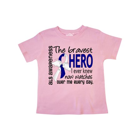 

Inktastic ALS Bravest Hero I Ever Knew 1 Gift Toddler Boy Girl T-Shirt