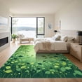 thumbnail image 3 of ODIKA 5'x7' Machine Washable Non-Slip Area Rug, Modern Green High Traffic Rug, Green, 1050447, 3 of 7