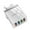 White, variant on Color 4USB Mobile Phone Charger 3A Flat Travel Charging Head Charger/UK