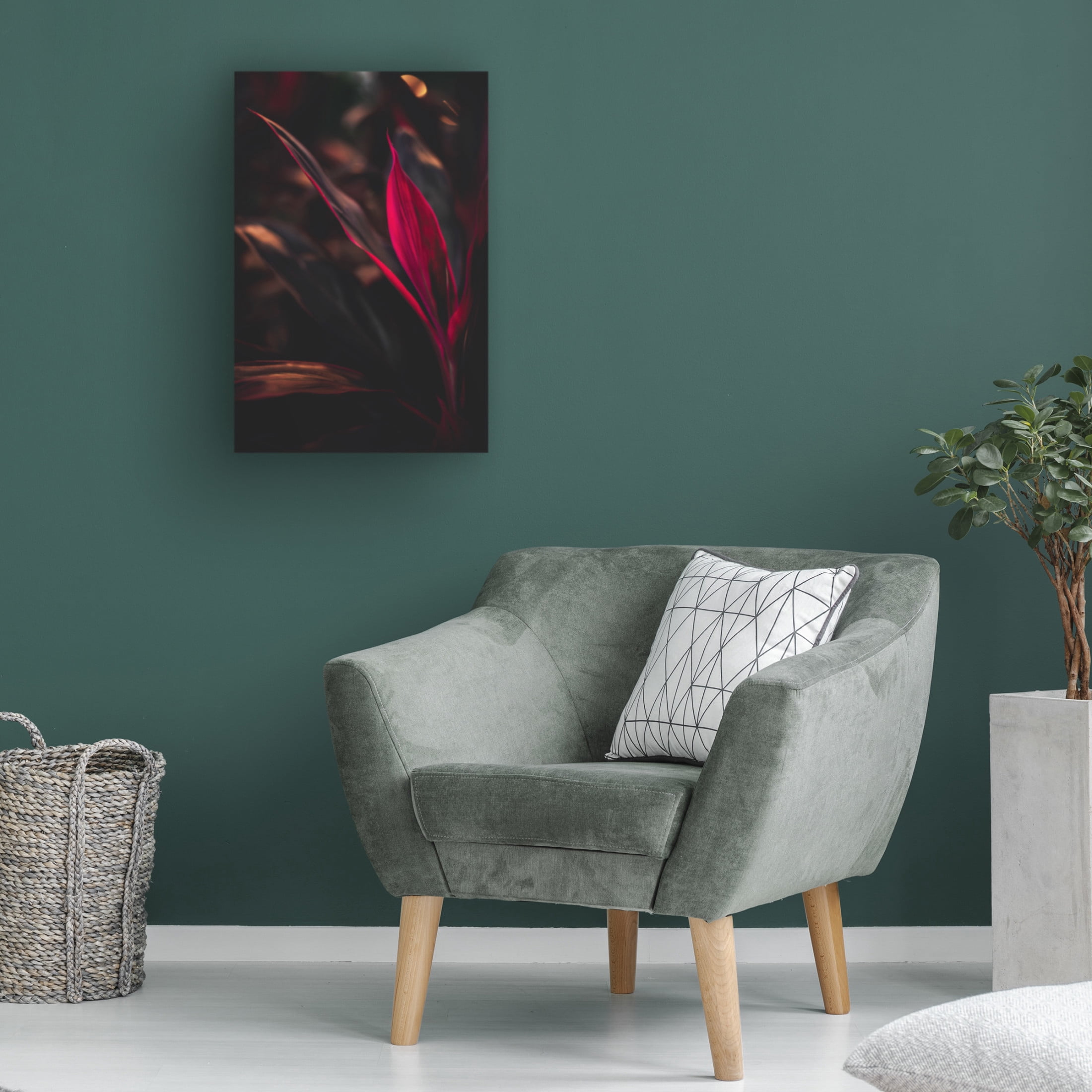 Trademark Fine Art Tim Mossholder Red Plan At Dusk Canvas Wall Art