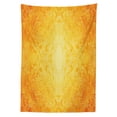 thumbnail image 3 of Ambesonne Orange Tablecloth Rectangular Table Cover, Antique Floral Ornament, 60"x84", Marigold, 3 of 4
