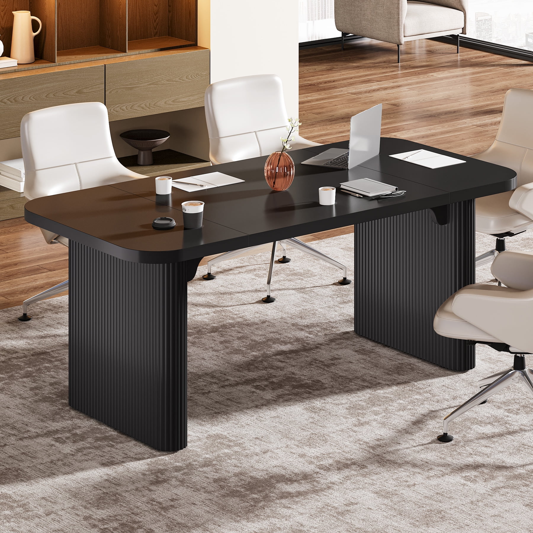 Tribesigns 62-Inch Executive Desk, Large Computer Office Desk, Modern Office Desks & Workstations