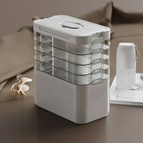 5-Tier Large Medicine Organizer - Portable Medicine Cabinet with Handle, Empty First Aid Kit for Home