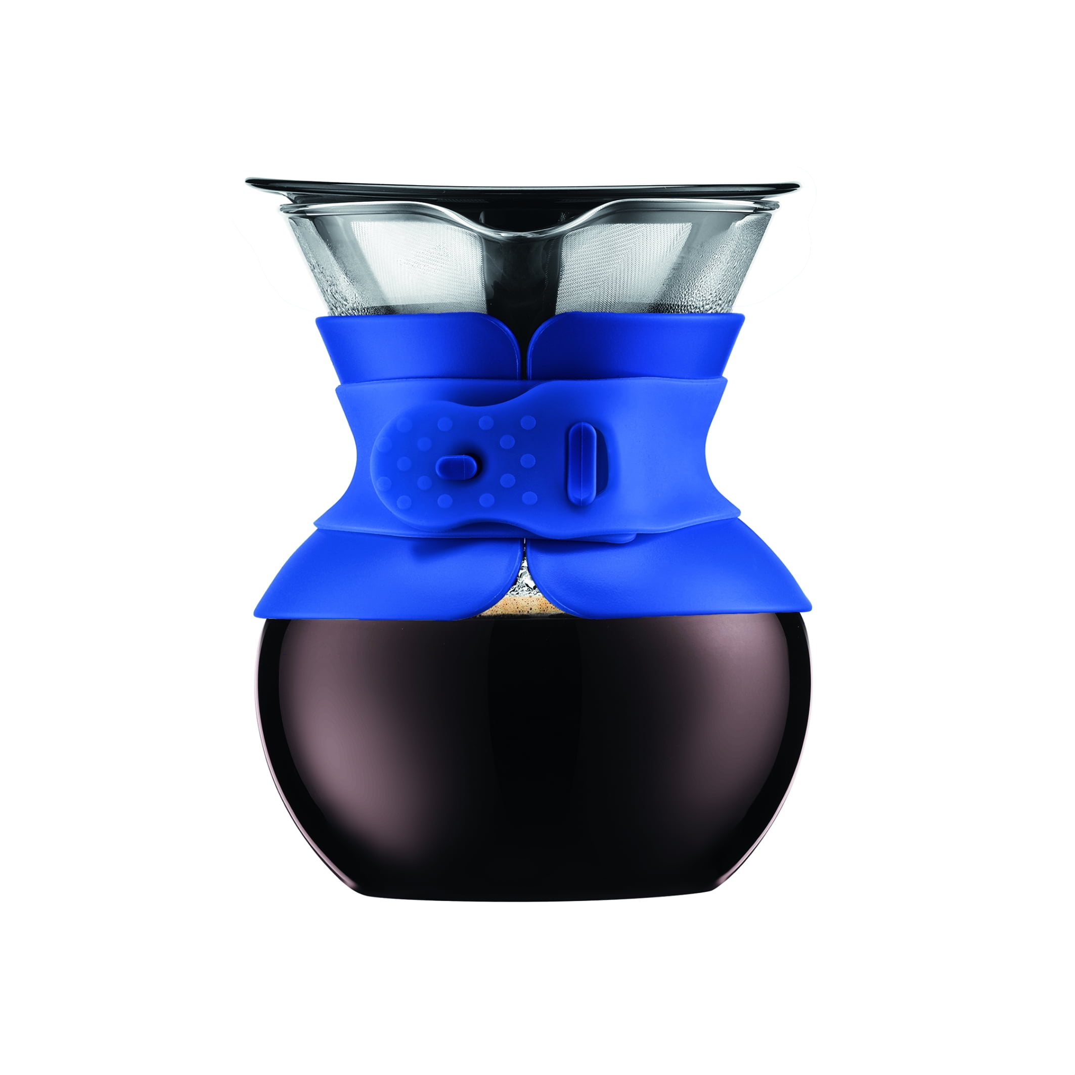 Bodum POUR OVER Coffee maker with permanent filter, 0.5 l, 17 oz, Blue