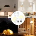 thumbnail image 4 of Foco LED E26, 2 Paquete Focos Recargables para Casa y Regulables con Control Remoto, Bombilla Foco Desmontable Magn&eacute;tica Inal&aacute;mbrica que Funciona con Pilas, 3 Temperaturas Color,, 4 of 8