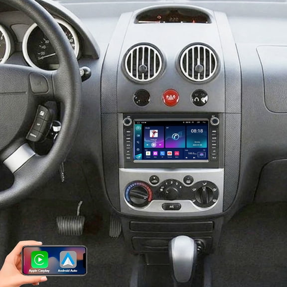 Gsuatey Car Radio for Chevrolet Aveo 2002-2011: Upgrade 7 inch Touchscreen Stereo Head Unit with Wireless CarPlay Android Auto 5G WiFi GPS Bluetooth FM RDS SWC Backup Camera