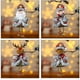 thumbnail image 4 of Adornos de muñecos de peluche navideños colgantes para árbol de Navidad para decoración de fiestas en casa, Papá Noel, muñeco de nieve, reno y oso, 4 of 5