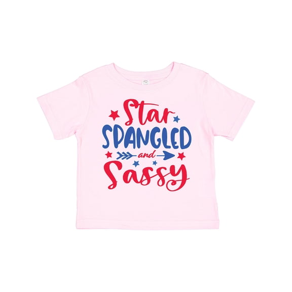 Inktastic 4th of July Star Spangled and Sassy with Arrow and Stars Boys or Girls Toddler T-Shirt
