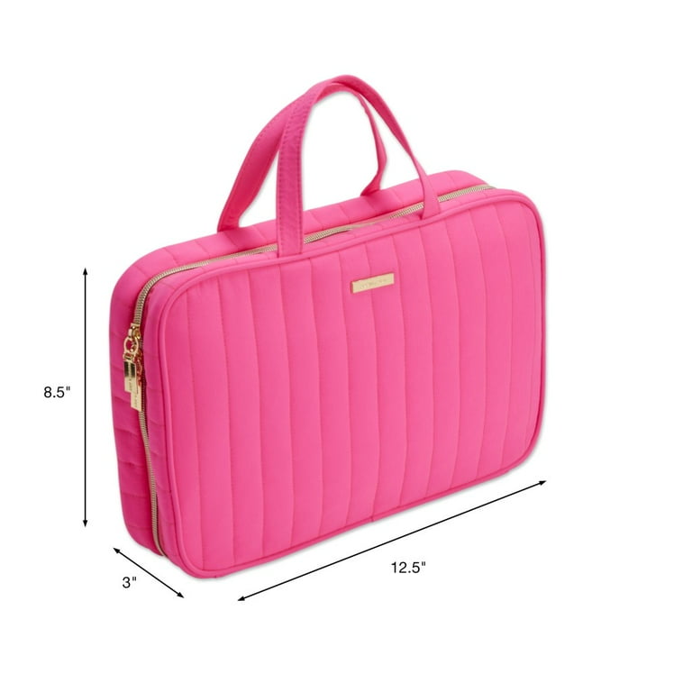 Sophia Joy 2-Piece Weekender Cosmetic Bag Set, Pink - Walmart.com