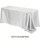 thumbnail image 3 of Mantel de satén sin costuras, rectangular, sedoso y suave, ideal para decoración de mesas, restaurantes, bodas, banquetes, fiestas y eventos., 3 of 5