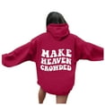 thumbnail image 1 of WEAIXIMIUNG Chandails en Molleton à Col Rond pour Femmes Automne Sweat à Capuche pour Femmes, 1 of 5