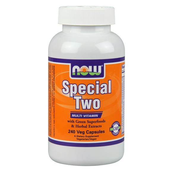 NOW Foods Special Two Multi Vitamin Veg Capsules, 240 Ct