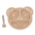 thumbnail image 4 of Juego de platos para niños pequeños con forma de Panda, Material Natural, duradero, seguro, sin BPA, ligero, desarrolla buenos hábitos, juego de vajilla para niños pequeños, 4 of 8