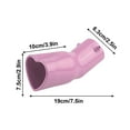 thumbnail image 2 of JGJJUGN Car Modified Heart-shaped Exhaust Pipe Double Pipe Tail Throat Performance Muffler Upgrade, Durable Automotive Tailpipe for Enhanced Horsepower and Stylish Vehicle Appearance, 2 of 5