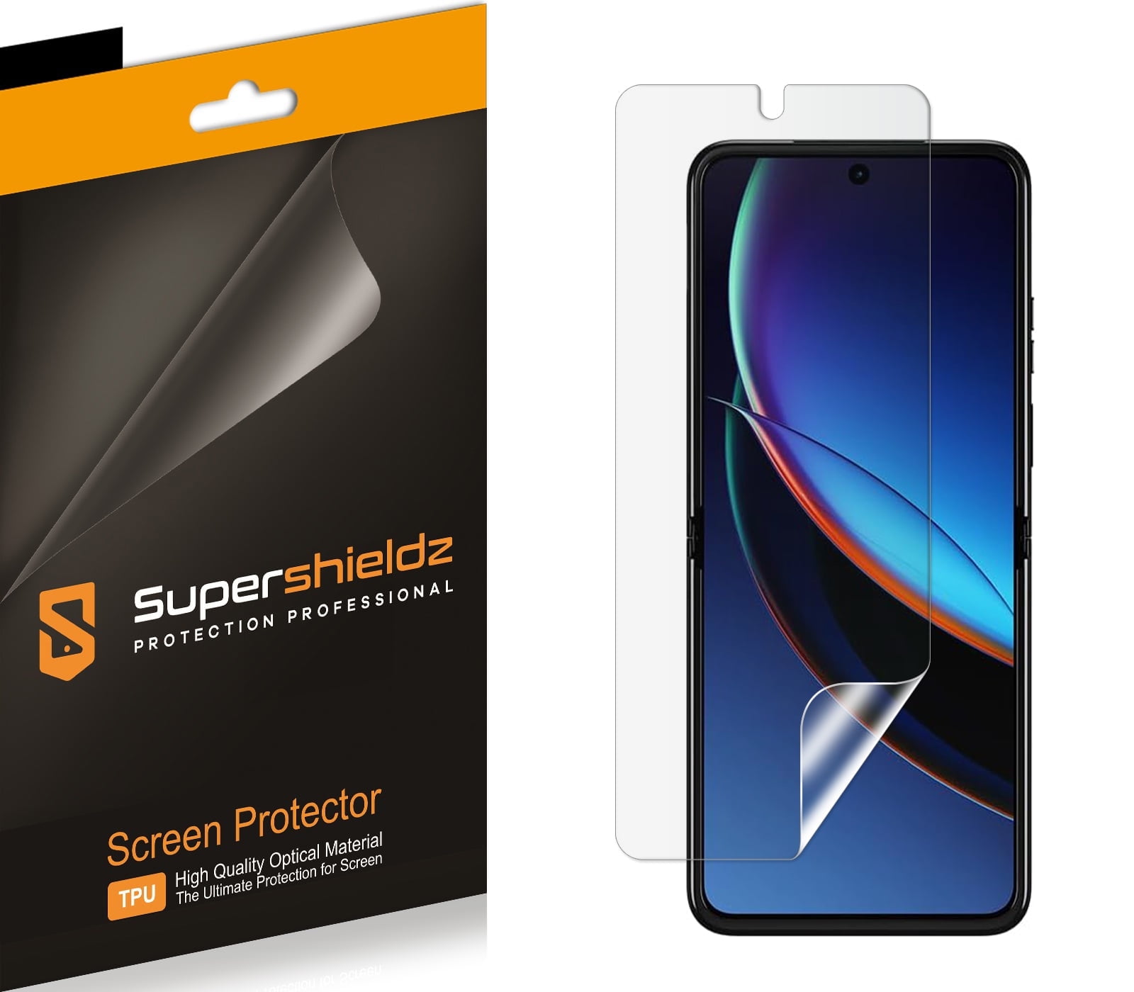 2 Pack) Supershieldz Designed for Motorola Razr+/ Plus (2023) (2