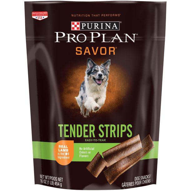 Purina Pro Plan Savor Tender Strips Dog Snacks Made with Lamb &amp; Sweet