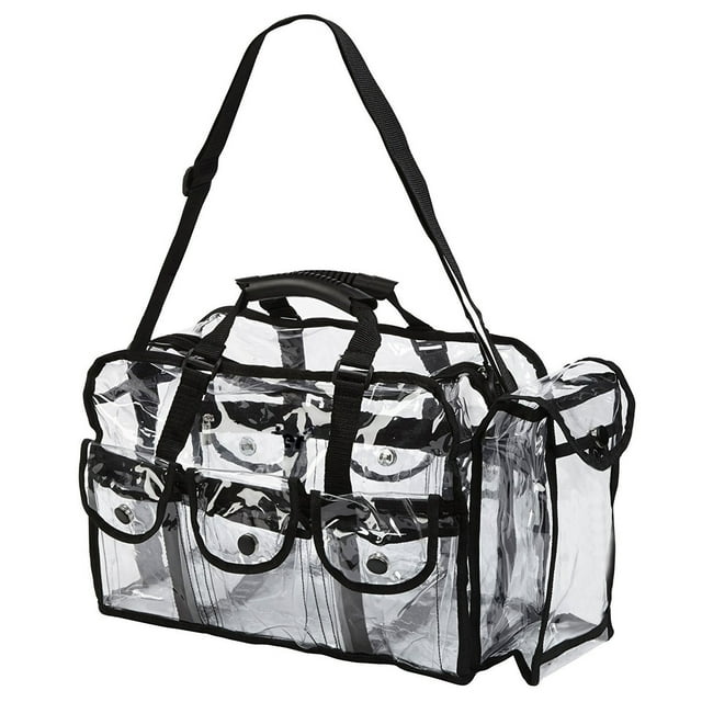 PVC Transparent Travel Bag Large Makeup Bag With Shoulder Strap Tissue Bag Cosmetics Storage Box