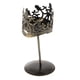 thumbnail image 5 of Portavelas de hierro forjado, candelabro, farol decorativo Oro negro, 5 of 9