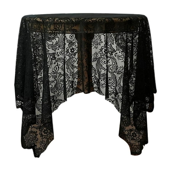 Nappe de Table à Manger Française pour Table Basse, Serviette en Dentelle Ajourée, Nappe Rectangulaire Décorative pour Table Ronde
