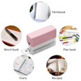 thumbnail image 2 of CCOCC 2026 New Mini 5-Hole Binding Machine - 5 Holes Binding Machine with 20 Loose-Leaf Binding Strips - Easy to Add Or Remove Papers, 2 of 7