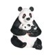 thumbnail image 2 of Estatua de panda BLESIY regalo obra de arte coleccionable figura decorativa, 2 of 8