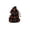 A003- Clear (C), variant on Halloween Decoration, Halloween Pumpkin Decorations, Spooky Halloween Decor, Jack O Lantern Decor, 4X3.5 Inch Hanging Plastic Pumpkin Stack with Witch Hats, Indoor and Outdoor