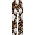 thumbnail image 4 of PRIYAL Mens PJ Pajama Pants Baseball Leopard Pattern Bottoms Lounge Pants Sleepwear, 4 of 10