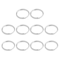 thumbnail image 4 of 10 piezas de aro llavero de acero inoxidable 316 Perfecl con cadena conectores, 4 of 6