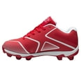 thumbnail image 2 of Athletic Works Youth Unisex Baseball Cleats, Red Kids, 2 of 6