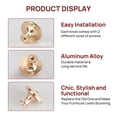 thumbnail image 2 of FGY 10pcs Kitchen Cabinet Knobs Pulls, Metal Round Cabinet Knobs, Drawer Dresser Handles Cupboard Door Heavy Knobs, Kitchen Cabinet Hardware with Screws for Bathroom Drawer, 1.18inch, White, 2 of 7